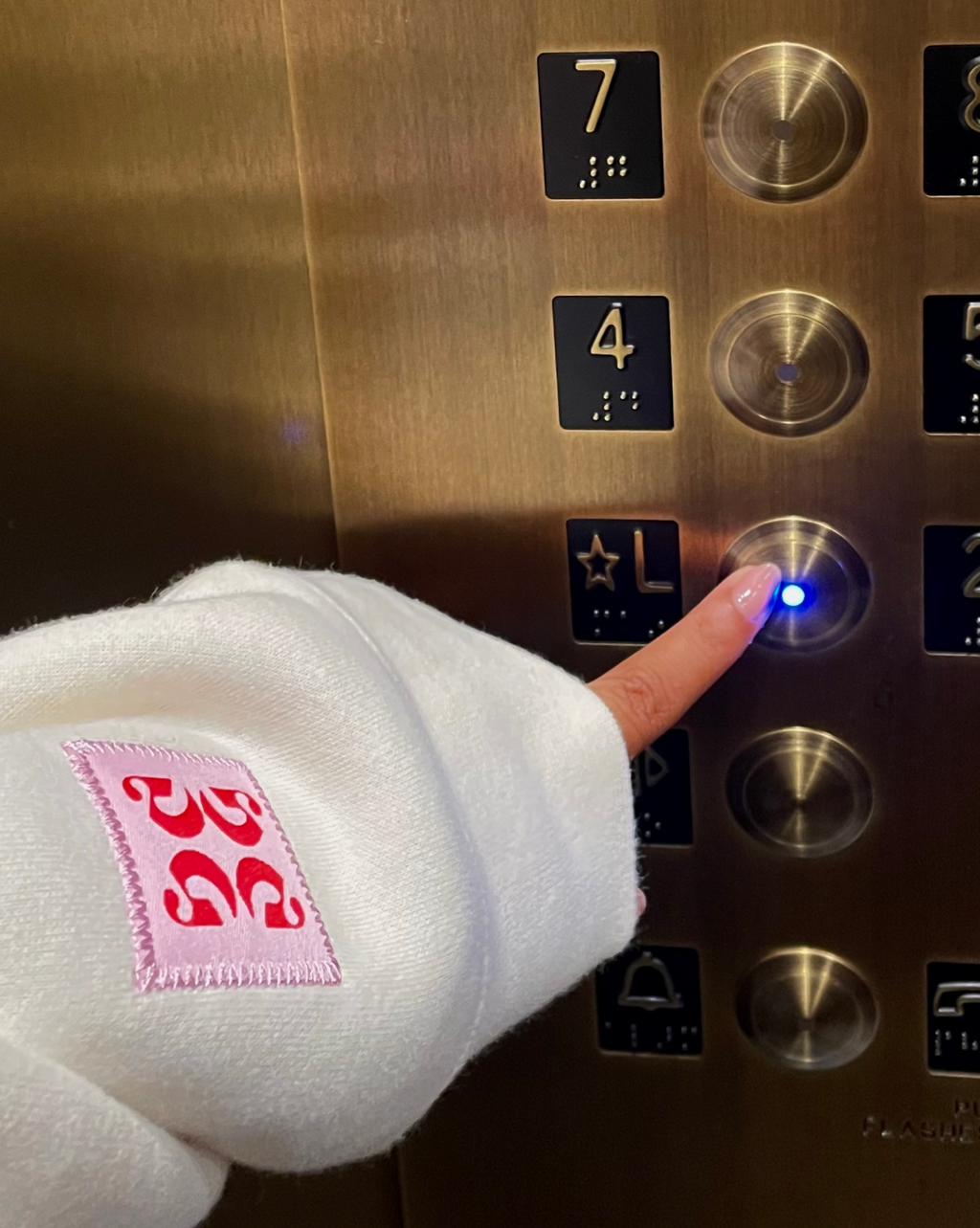 Limited Edition Embroidered Cream Hoodie